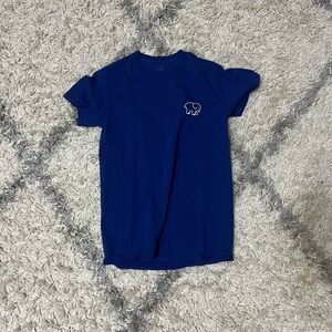 Elephant navy and white tshirt ivory ella